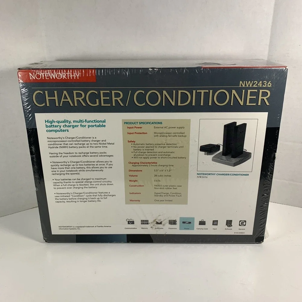 NoteWorthy NW2436 Battery Charger Conditioner, NEW Sealed Box‎